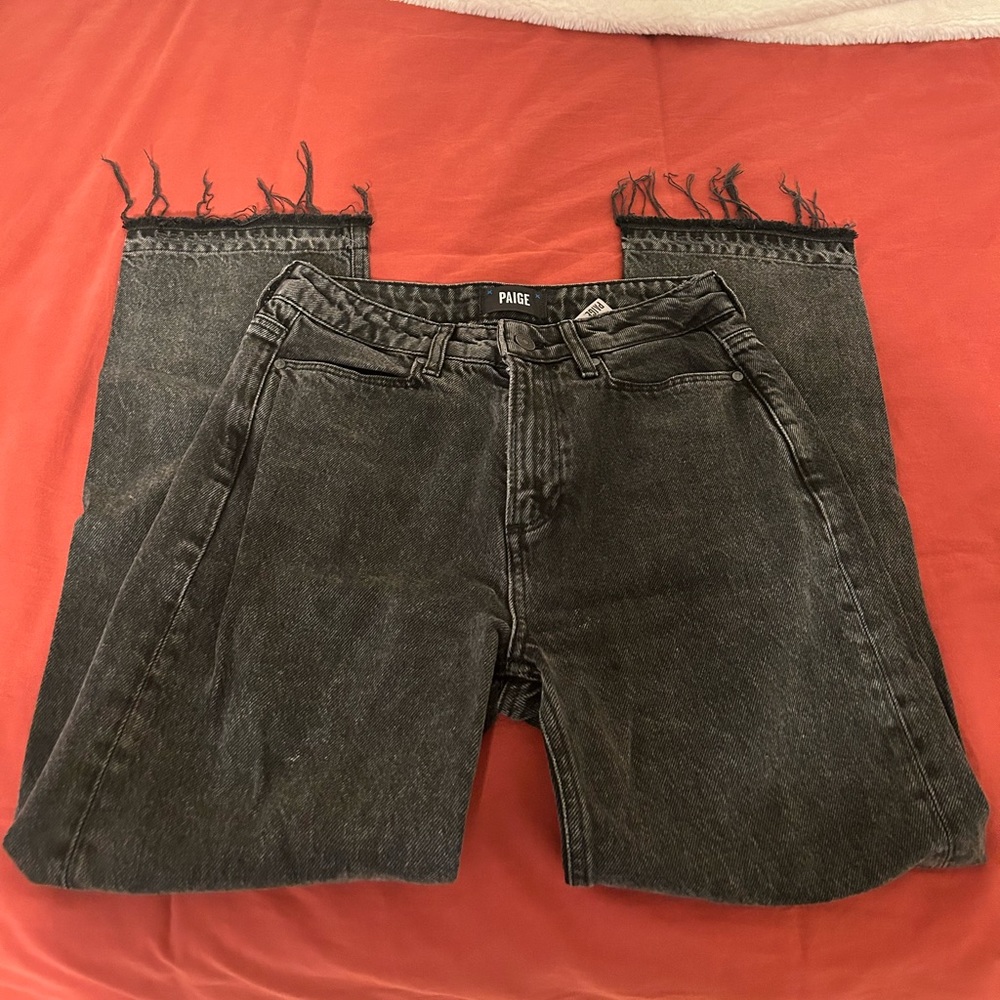 PAIGE black wash jeans